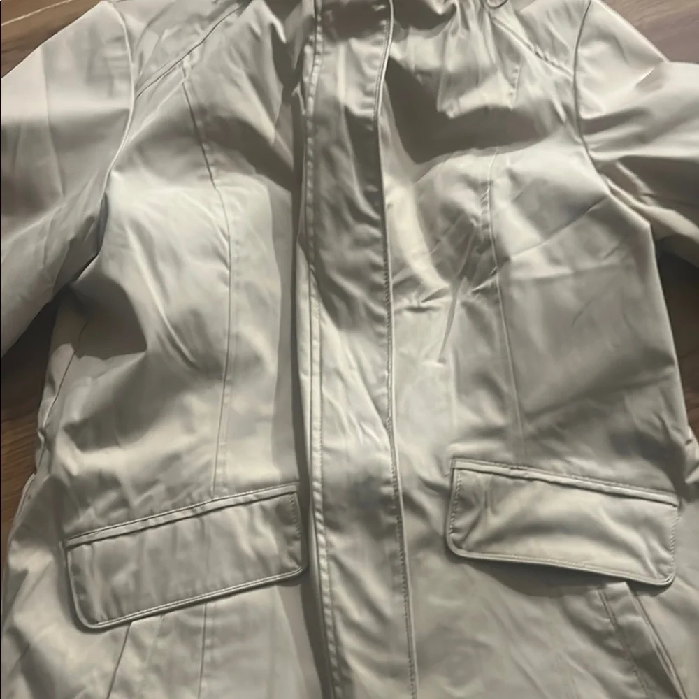 Women's Tan Hooded Jacket - Picture 2 of 11